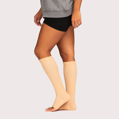 Bamboo Open Toe Compression Socks