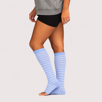 Bamboo Open Toe Compression Socks